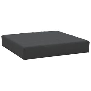 vidaXL pale&scaron;u spilvens, 60x60x6 cm, oksforda audums, melns