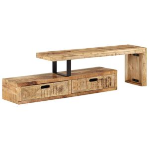 vidaXL TV statīvs (118-200)x30x40 cm, masīvkoks, mango koks