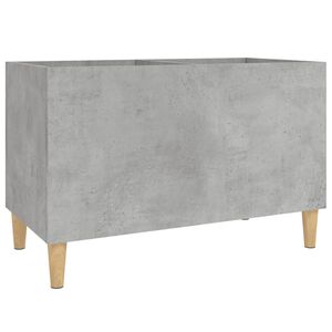 vidaXL ierakstu skapītis, 74,5x38x48 cm, inženierijas koks, pelēks