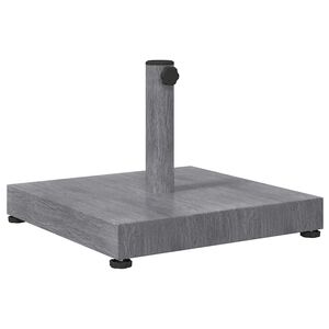 vidaXL Saulessarga pamatne Tum&scaron;i Pelēks Koka izskats 45 x 45 x 31,5 cm