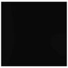 vidaXL sienas plaukti, 4 gab., spīdīgi melni, 23x23,5x3,8 cm, MDF