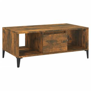 vidaXL kafijas galdiņ&scaron;, ozolkoka, 90x50x36,5 cm, inženierijas koks