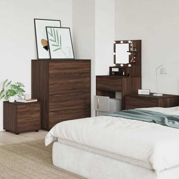 vidaXL Vannas istabas skapītis Brūns ozols 40,5 x 40 x 44 cm