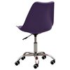 vidaXL virtuves krēsls, violeta mākslīgā āda