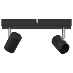vidaXL Griestu prožektors Melns 26 x 6,5 x 11,5 cm Metāls
