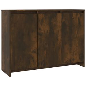 vidaXL kumode, ozolkoka krāsa, 102x33x75 cm, inženierijas koks