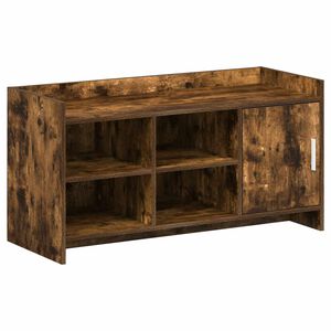 vidaXL Apavu skapis ar uzglabā&scaron;anu Kūpināts ozols 100 x 39,5 x 51 cm