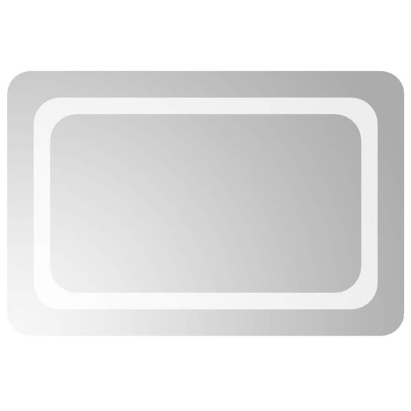 vidaXL vannasistabas spogulis ar LED, 60x40 cm