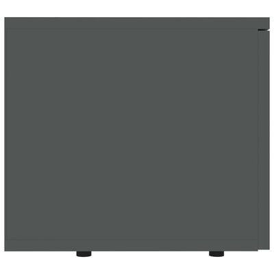 vidaXL TV skapītis, melns, 80x34x30 cm, skaidu plāksne