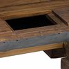 vidaXL Kafijas galdiņ&scaron; Dabiska 90 x 50 x 35 cm koka
