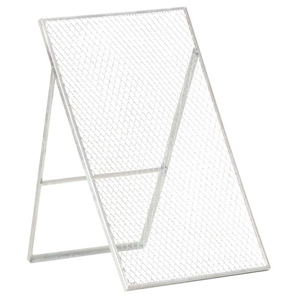 vidaXL dārza siets, cinkots tērauds