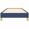 vidaXL gultas rāmis bez matrača, zils, 80x200cm audums