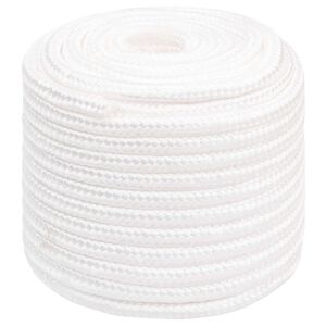 vidaXL Daudzfunkcionāla saimniecības virve 18 mm 25 m Balts PP