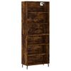 vidaXL augstais skapītis, 69,5x32,5x180cm,inženierijas koks,koka krāsa