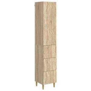 vidaXL Skapju komplekts 2 pcs Sonomas ozols 33 x 34,5 x 90 cm