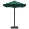 vidaXL Dārza parasols Zaļa 385 x 209 x 244 cm audums