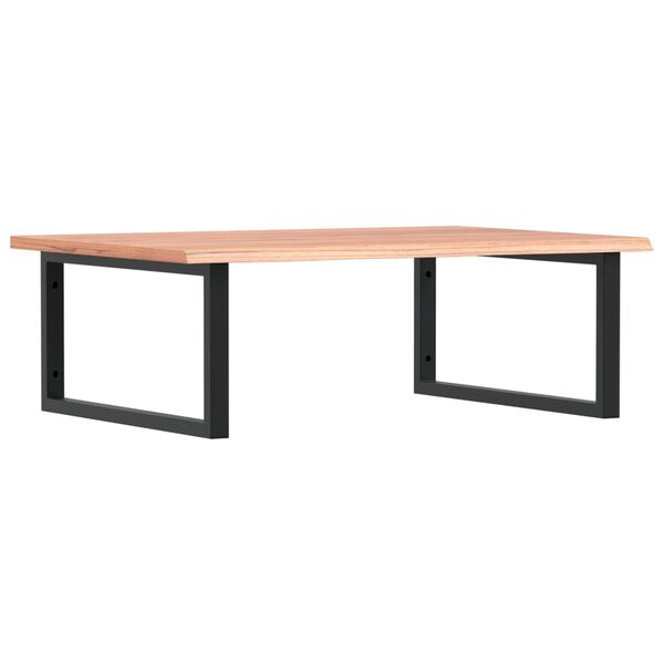 vidaXL izlietnes plaukts, stiprināms pie sienas, tērauds, ozola koks