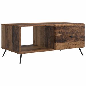 vidaXL Kafijas galdiņ&scaron; Vecs koks 90 x 50 x 40 cm Inženierijas koks
