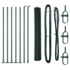 vidaXL Žoga āķis Zaļa