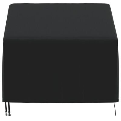 vidaXL dārza krēsla pārsegs, melns, 90x90x50/75 cm, 420D audums