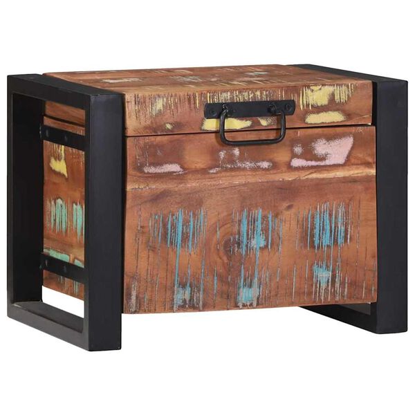 vidaXL Uzglabāšanas krēsli Brūna 40 x 30 x 30 cm Pārstrādāts masīvkoks