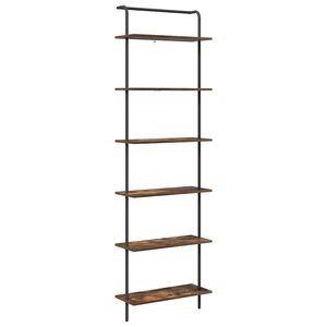 vidaXL Grāmatu plaukts 6 līmeņi 60 x 24 x 203 cm Inženierijas koks