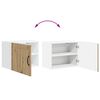vidaXL Virtuves Skapis 2 pcs Artisānā ozols 50 x 31 x 40 cm