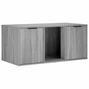 vidaXL Kaķu būris Pelēks Sonoma 100 x 49 x 45 cm Inženierijas koks