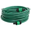 vidaXL baseina &scaron;ļūtene, zaļa, 10 m, PVC