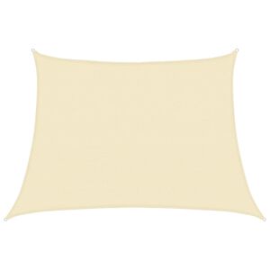 vidaXL saulessargs, 160 g/m&sup2;, krēmkrāsas, 4/5x3 m, HDPE