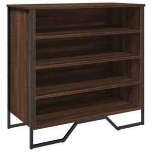 vidaXL apavu plaukts, ozolkoka krāsa, 80x38x78 cm, inženierijas koks
