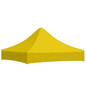 vidaXL dārza nojumes jumts, 2x2 m, dzeltens, 270 g/m&sup2;