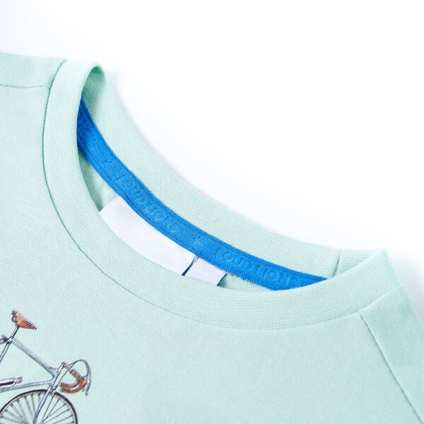 Bērnu T-krekls, gai&scaron;a piparmētru, 128