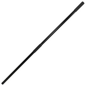 vidaXL dak&scaron;as kāts, &Oslash;3,5x127,5 cm, melns tērauds