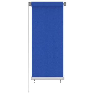 vidaXL āra rullo žalūzijas, 65 (platums) x 140 (augstums) cm, zilas, HDPE