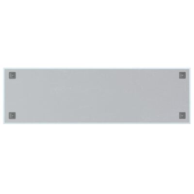 vidaXL magnētiskā tāfele, stiprināma pie sienas, balta, 100x30 cm