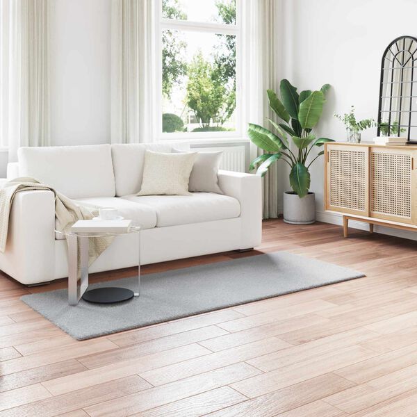 vidaXL Mākslīgā tru&scaron;a kažokādas paklājs Olite Pelēka 80 x 200 cm