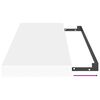 vidaXL sienas plaukts, balts, 80x23,5x3,8 cm, MDF