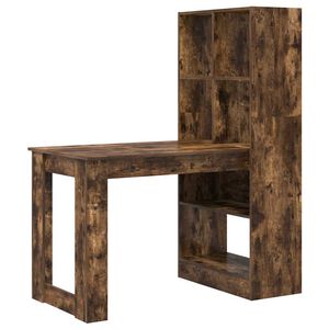 vidaXL Galds Dūmaka ozols Inženierijas koks 122 x 67 x 145 cm