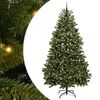 vidaXL Mākslīgā Ziemassvētku eglīte 240 cm 300 LED Silti balts Zaļa