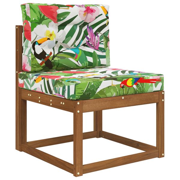 vidaXL Āra dīvāna spilvens 2 pcs krāsains Poliesters