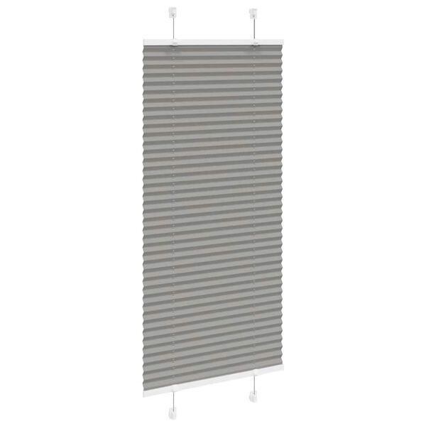 vidaXL plisētās žalūzijas antracīts 55x150 cm auduma platums 54,4 cm