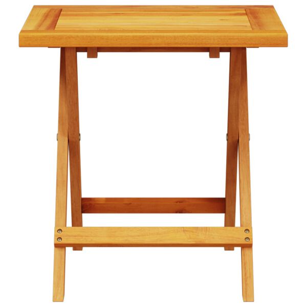 vidaXL dārza galds, 40x40x40 cm, akācijas masīvkoks