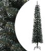 vidaXL mākslīgā Ziemassvētku egle ar statīvu, &scaron;aura, 240 cm, zaļa, PVC