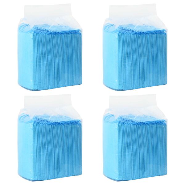 vidaXL Dzīvnieku apmācības paklājs 200 pcs Zila un balta 120 x 80 cm