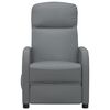 vidaXL elektrisks masāžas krēsls, antracītpelēka mākslīgā āda