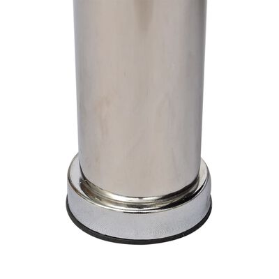 vidaXL kafijas galdiņš ar plauktu, stikls