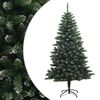 vidaXL Mākslīgā Saliekamā Ziemassvētku Egle 150 cm PVC un metāls