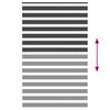 vidaXL žalūzijas zebra 150x200 cm auduma platums 145,9 cm poliesters