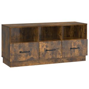 vidaXL Televizora skapī&scaron;a Kūpināts ozols 102 x 34,5 x 47 cm
